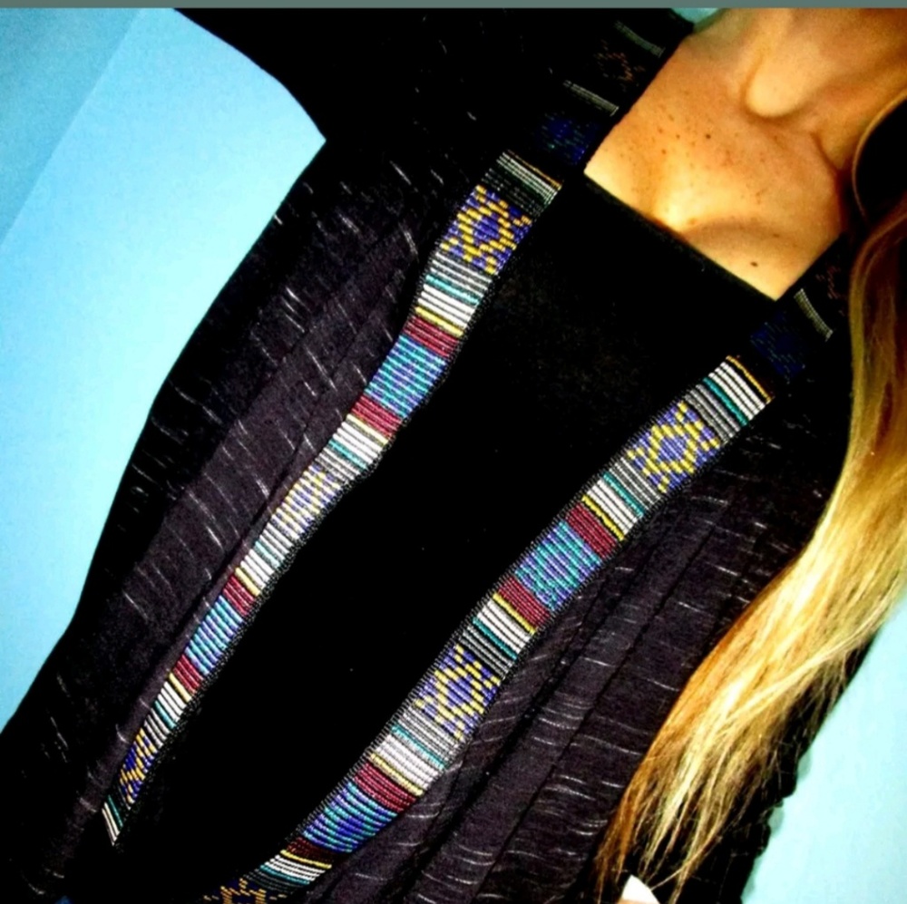 BKE MARLED BLACK CARDIGAN